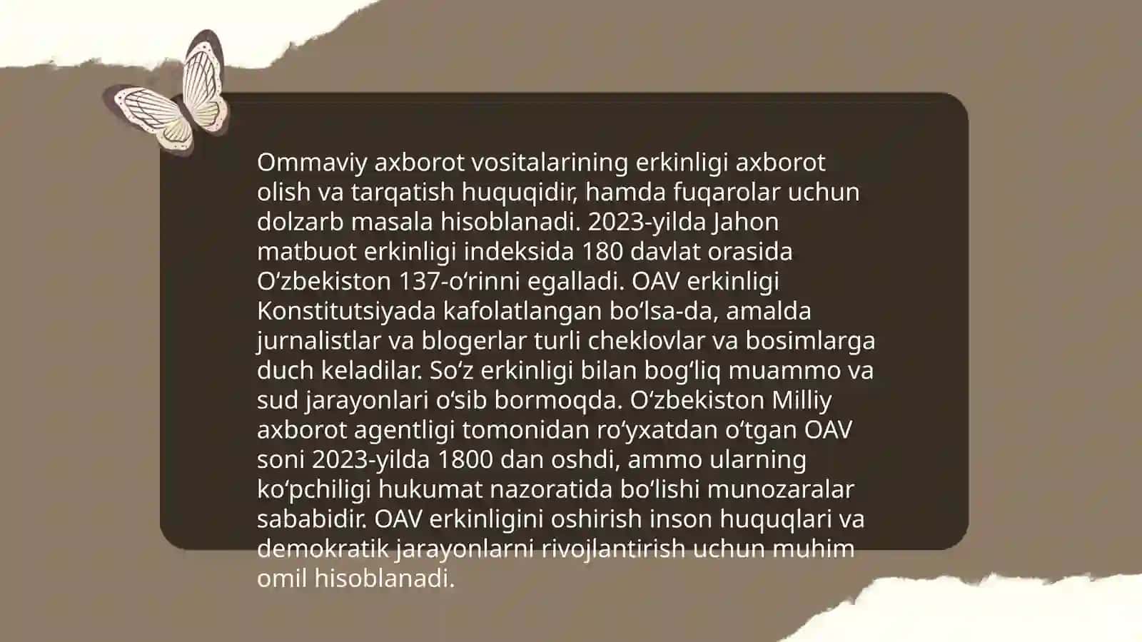 Ommaviy axborot vositalarining faoliyati 4
