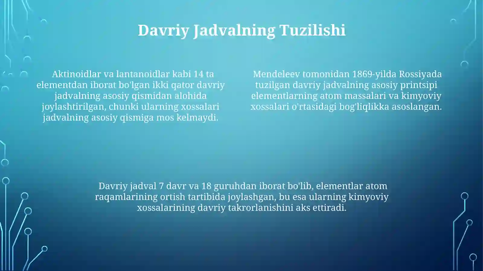 Davriy elementlar 4