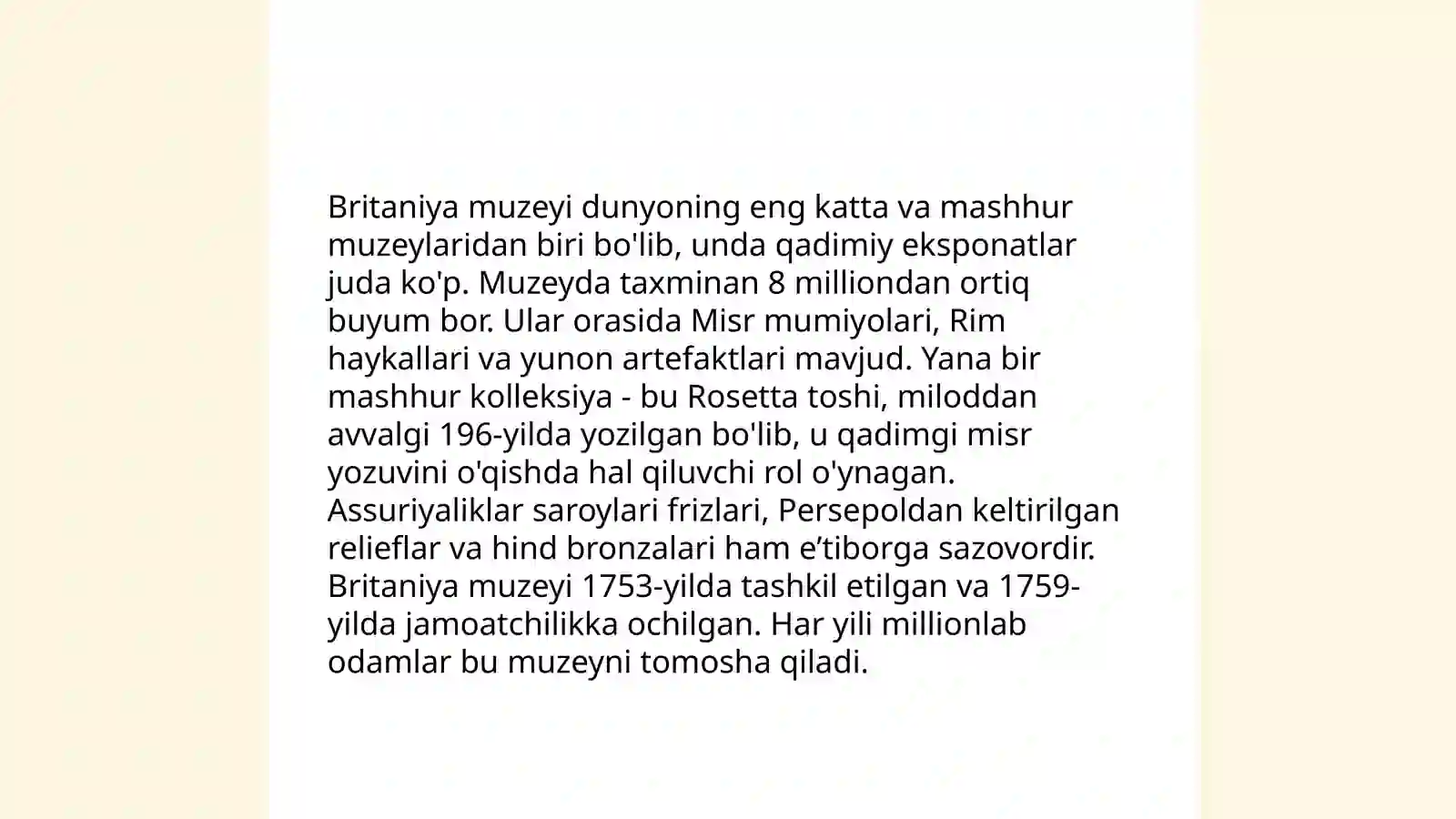 Britaniya muzeyi tarixi 4