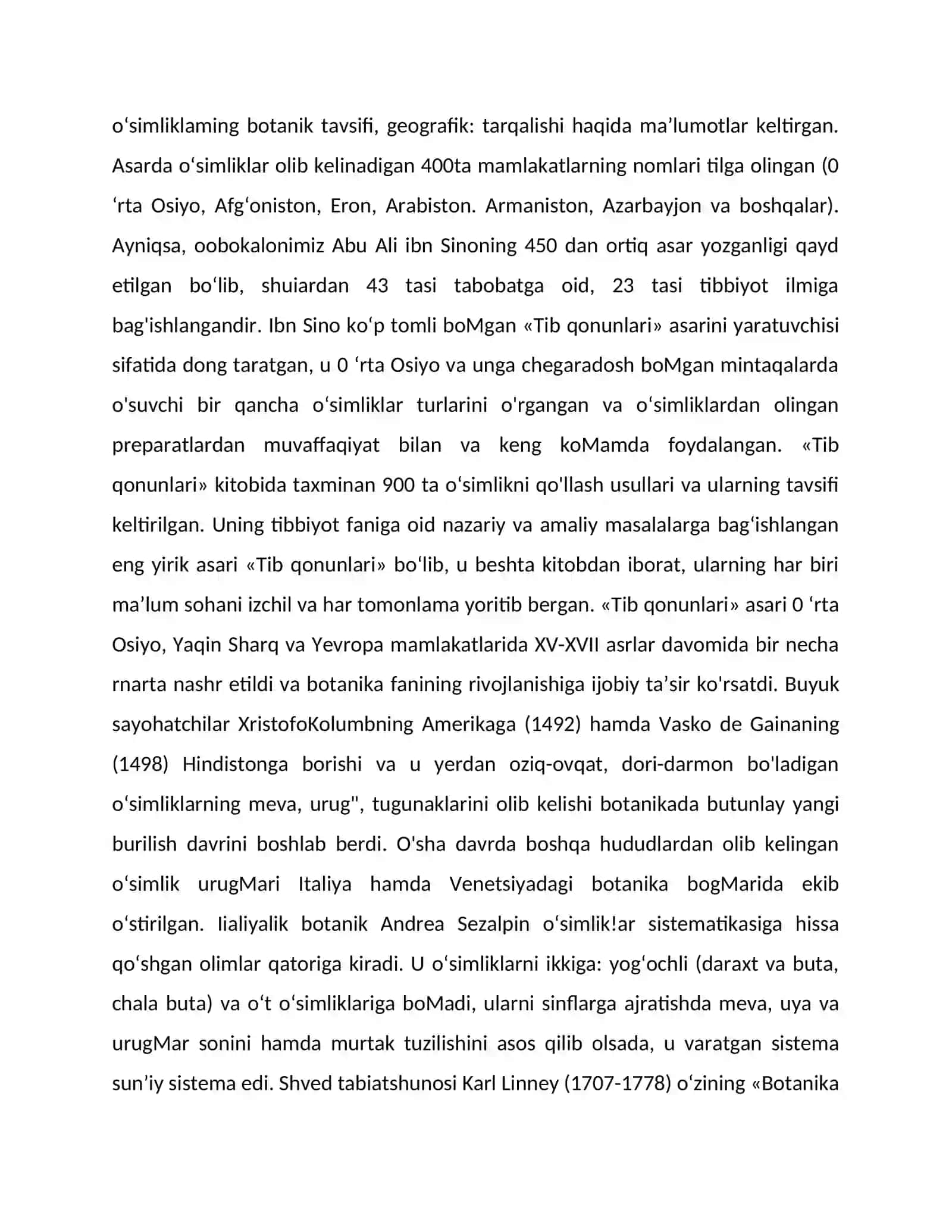 Farg'ona vodiysining asosiy dorivor oʻsimliklar va ularga botanika xarakteristikasi tasnifi 4