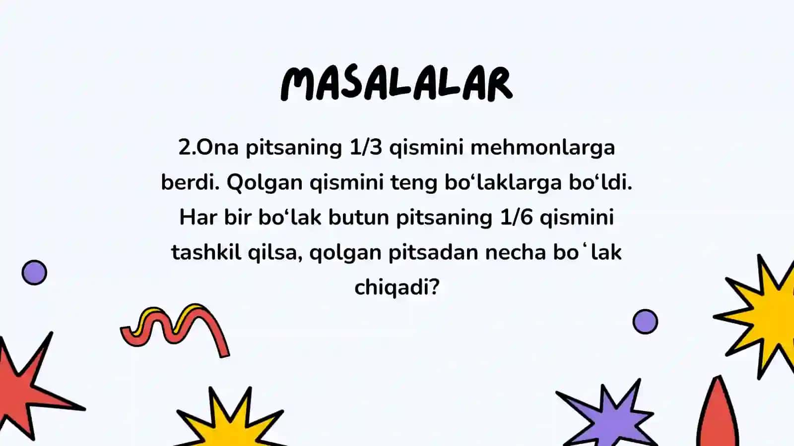 Matnli Masalalar 4