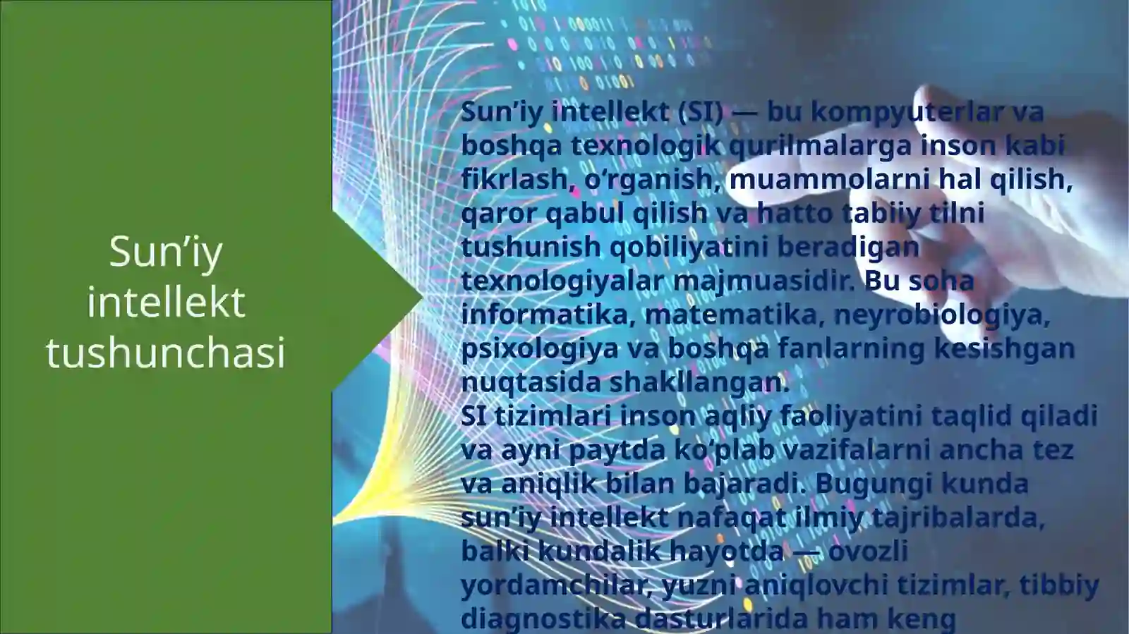 Sun’iy intellekt tizimlari 4