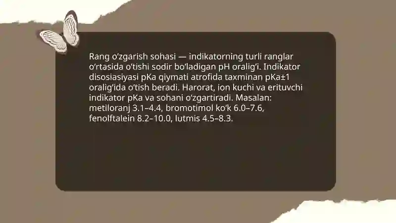 Indikatorlar nazaryasi 4