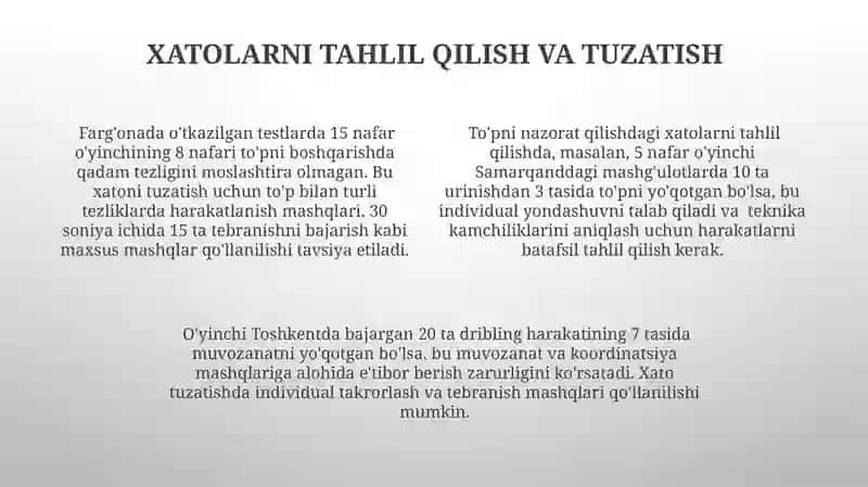 Futbol tupini olib yurish texnikasini urgatish metodikasi 4