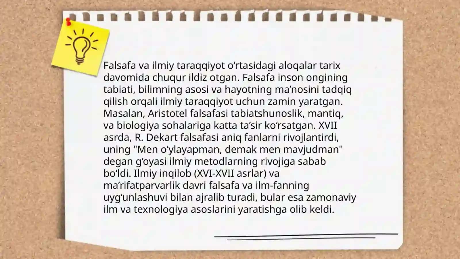 Falsafaning mohiyati va janimat taraqqiyotdagi õrni 4