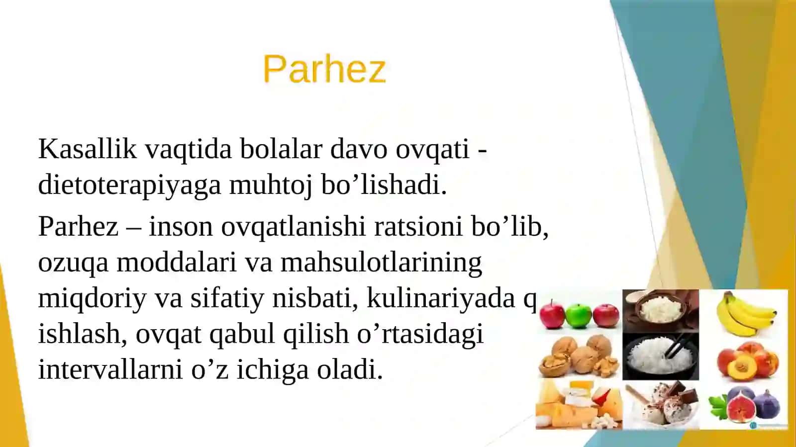 Bolalarni shifoxona sharoitida ovqatlantirishni tashkil qilish 4