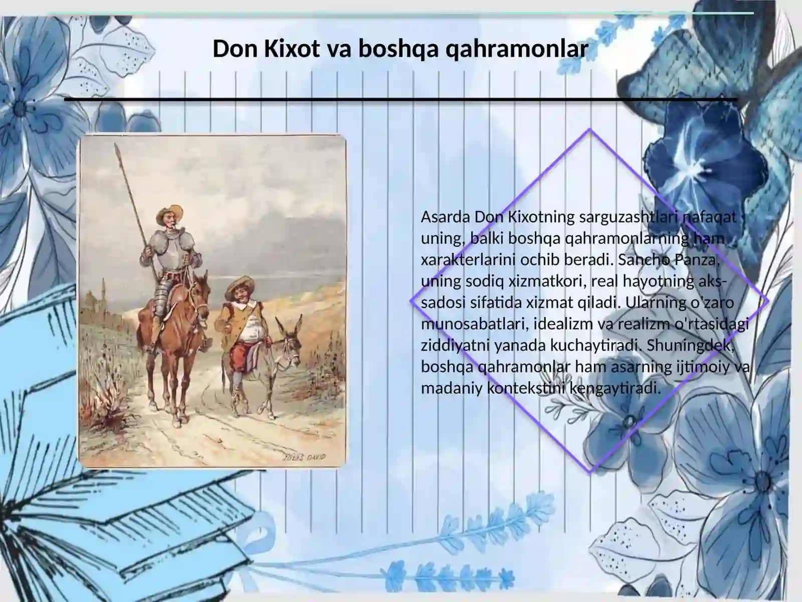 Servantesning “Don Kixot” asari tahlili 4
