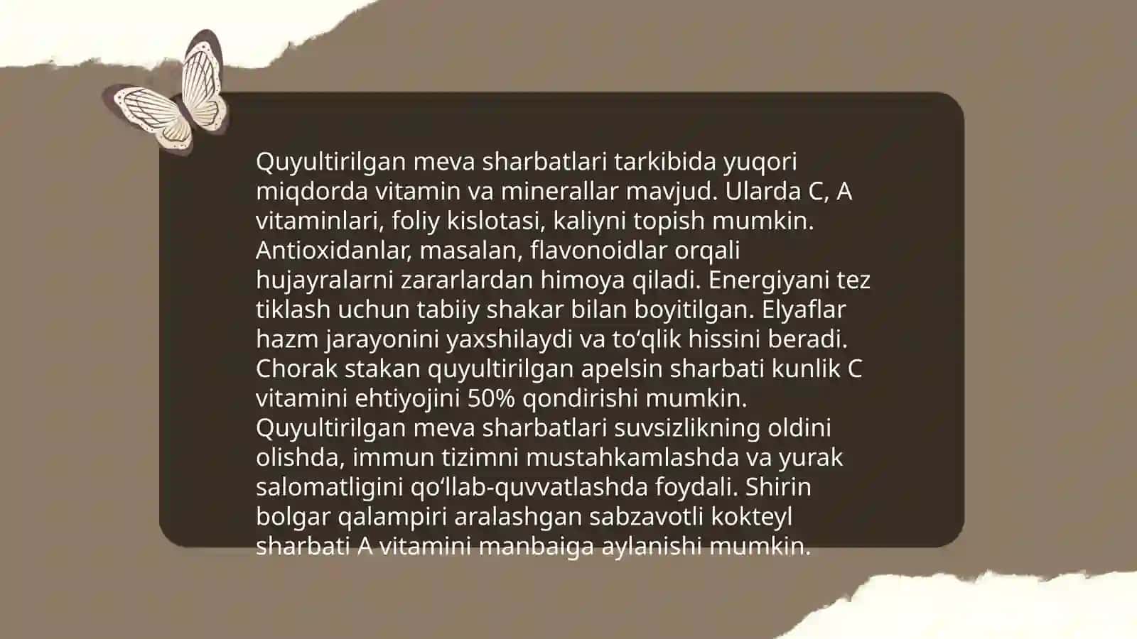Quyultirilgan meva sharbatlari 4