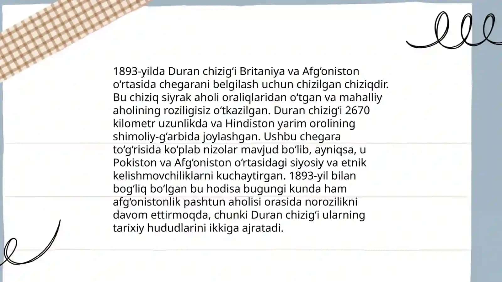1893-yildagi inglis-afg'on bitimi. dyurand shartnomasi. Abduvohidov Ravshan 4