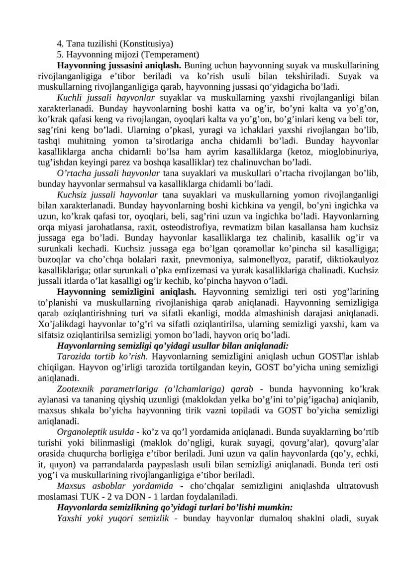 Umumiy diagnostika. Hayvonlarni umumiy tekshirish 4