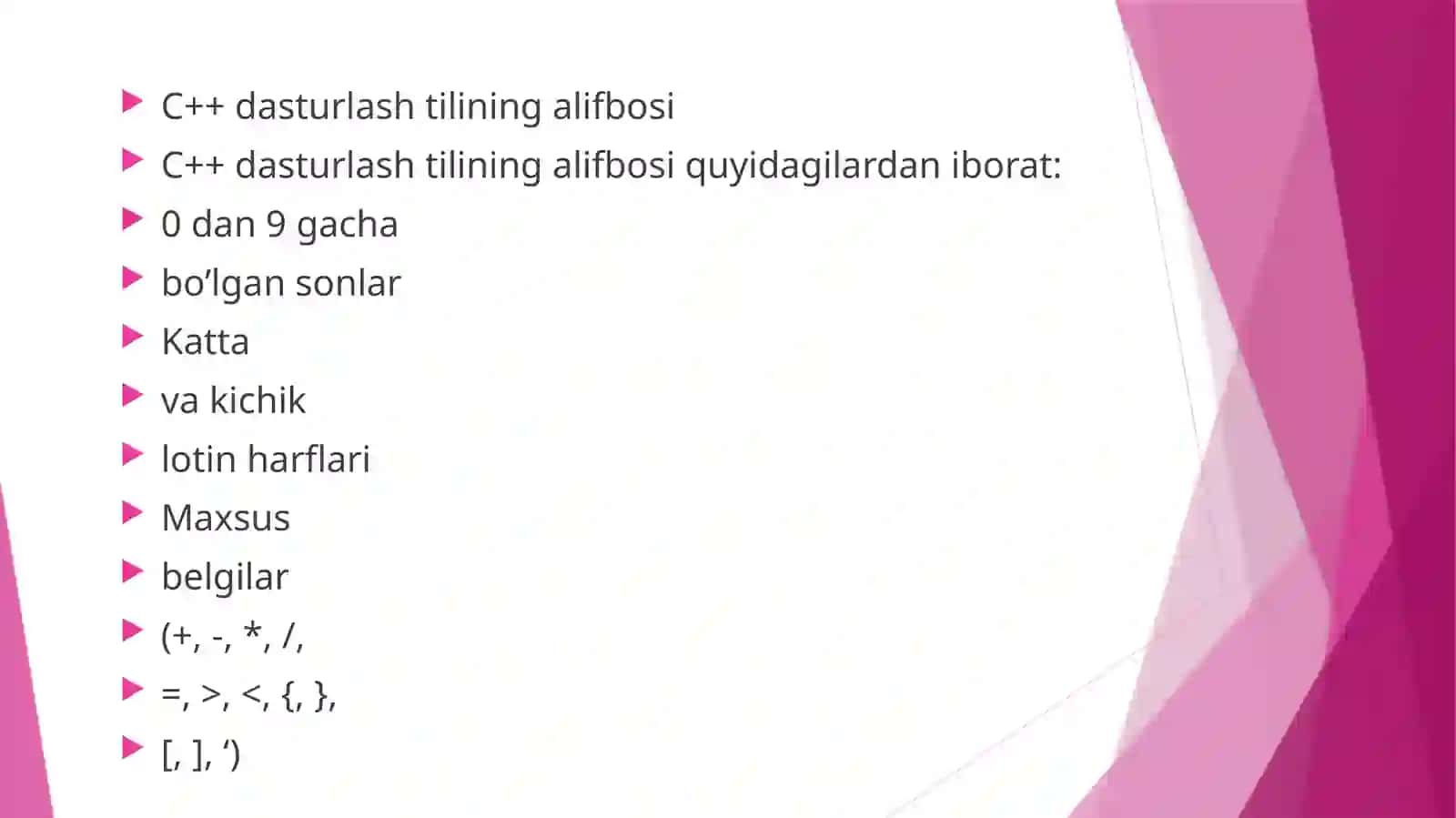 C++dasturlashtilivauningimkoniyatlari 4