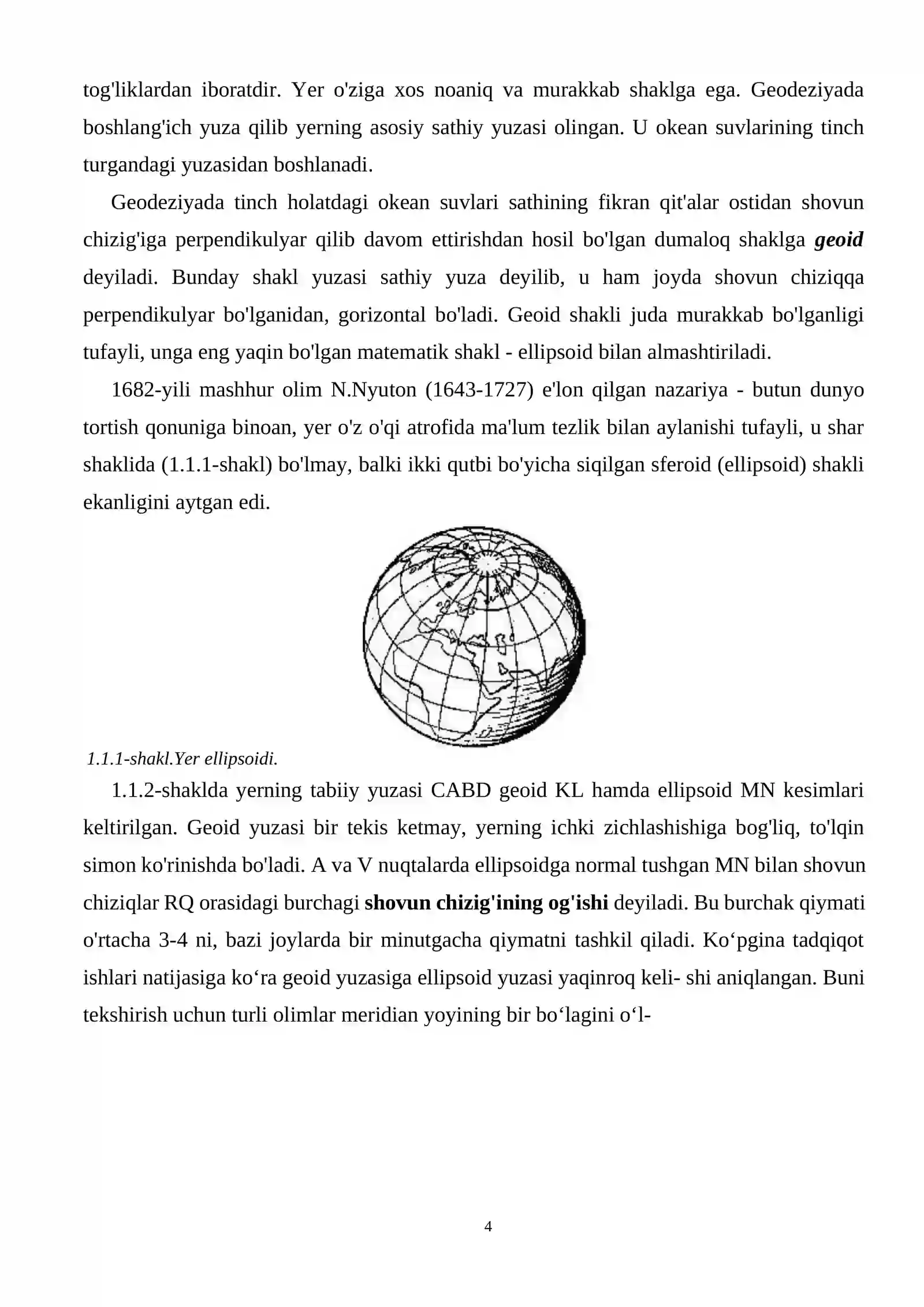 Yirik masshtabda planga olish uchun geodezik asos yaratishni loyihalash 4