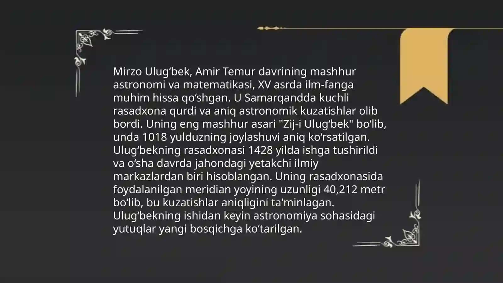 Amir Temurning ma'naviy merosi 4