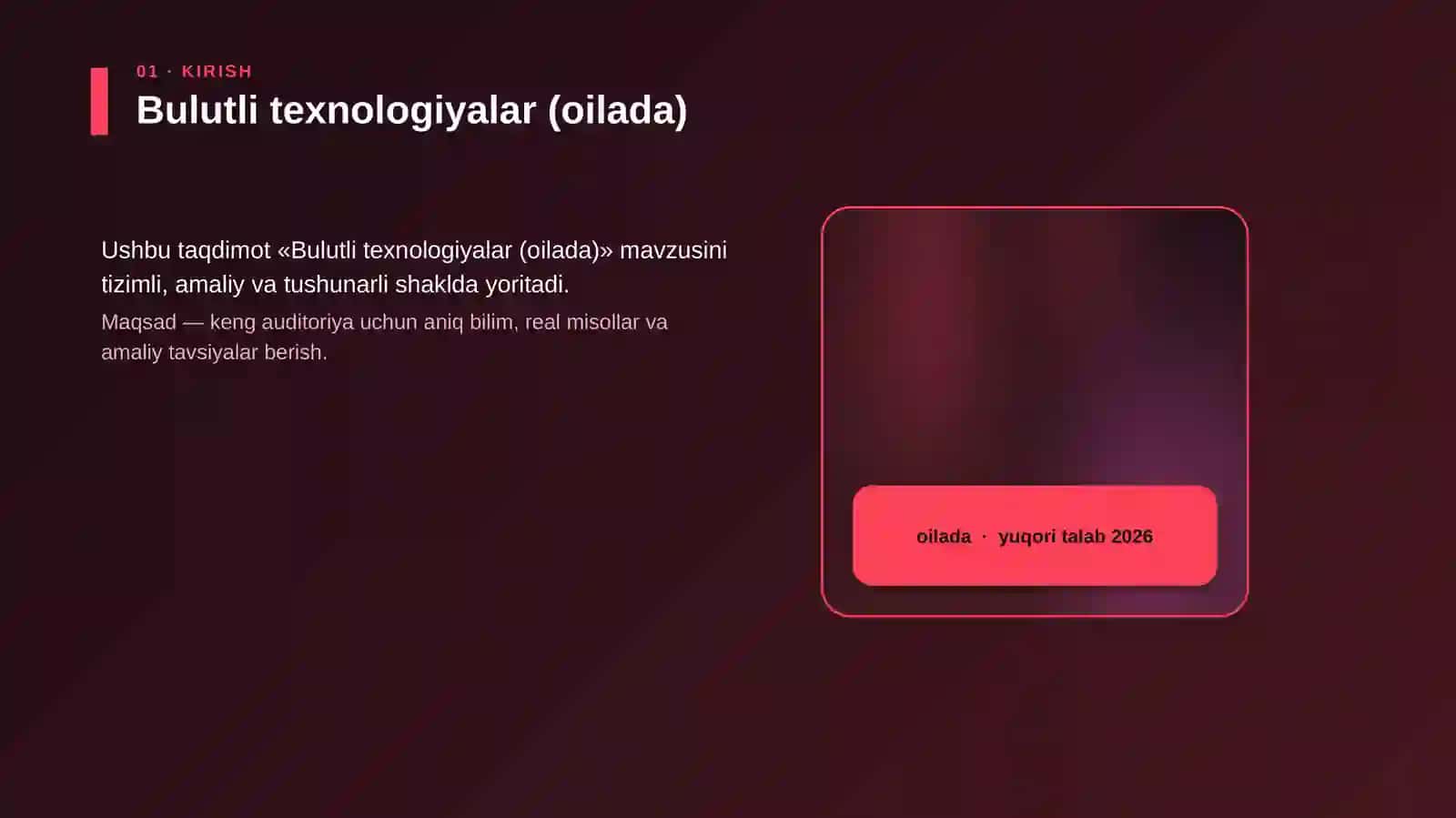 Bulutli texnologiyalar (oilada) 4