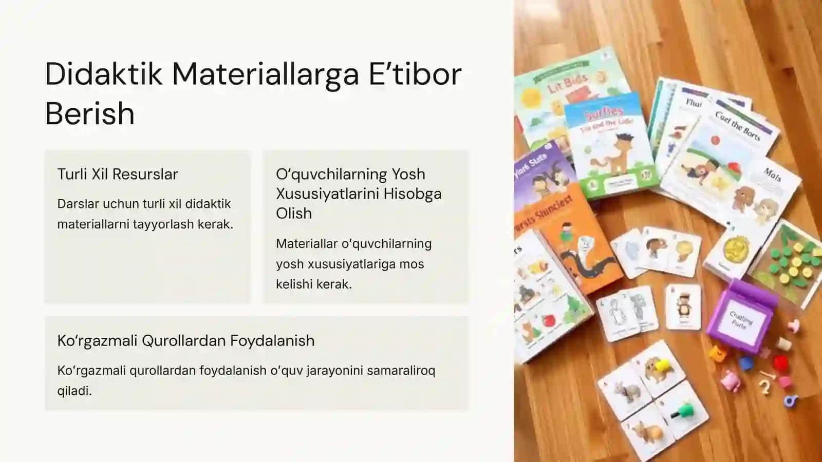 Boshlangʻich Sinf Darslariga Qoʻyiladigan Talablar 4