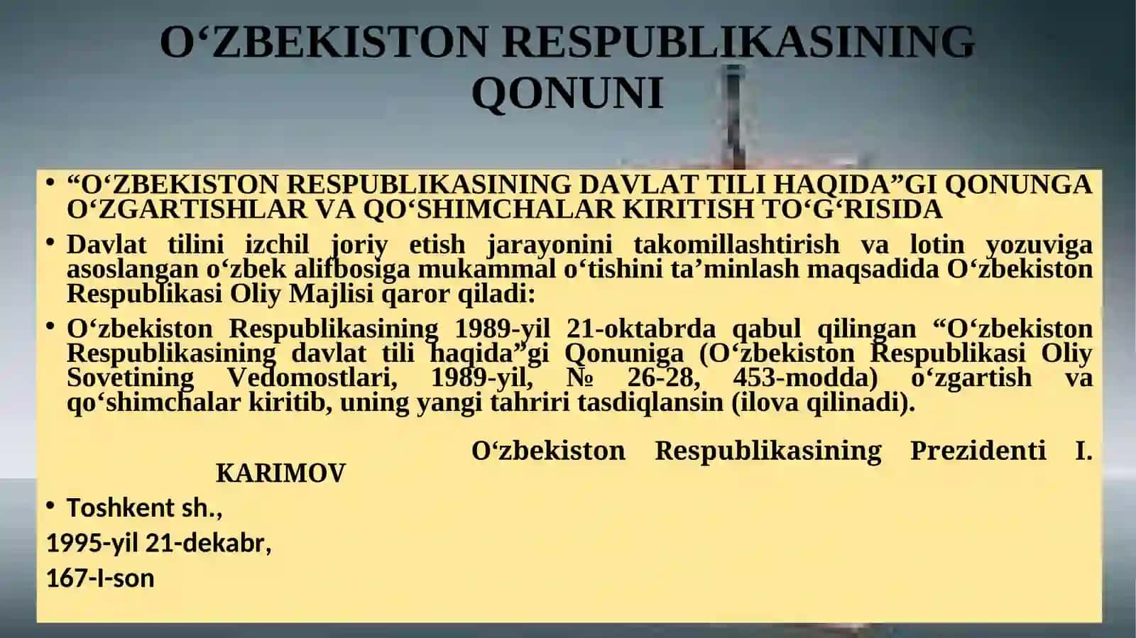 O‘zbek tilida ish yuritishning me’yoriy-huquqiy va ma’naviy asoslari 4