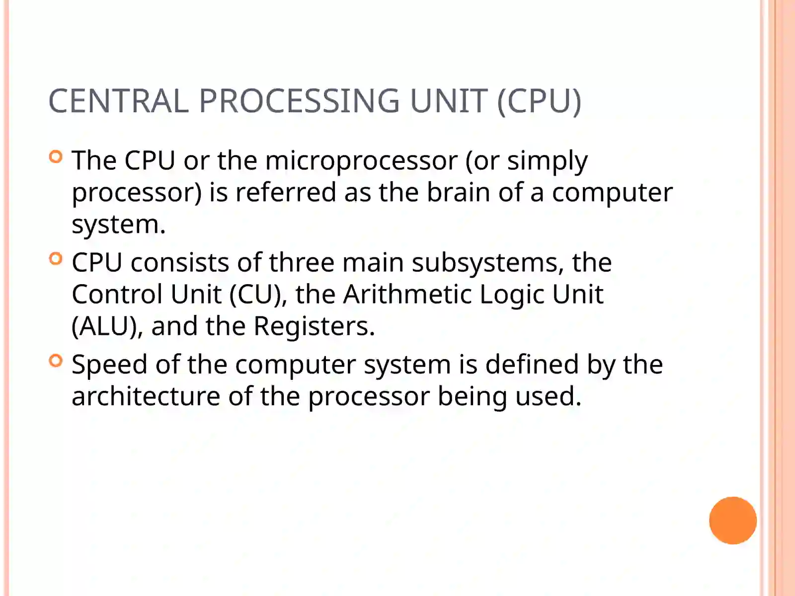 COMPUTER ARCHITECTURE 4