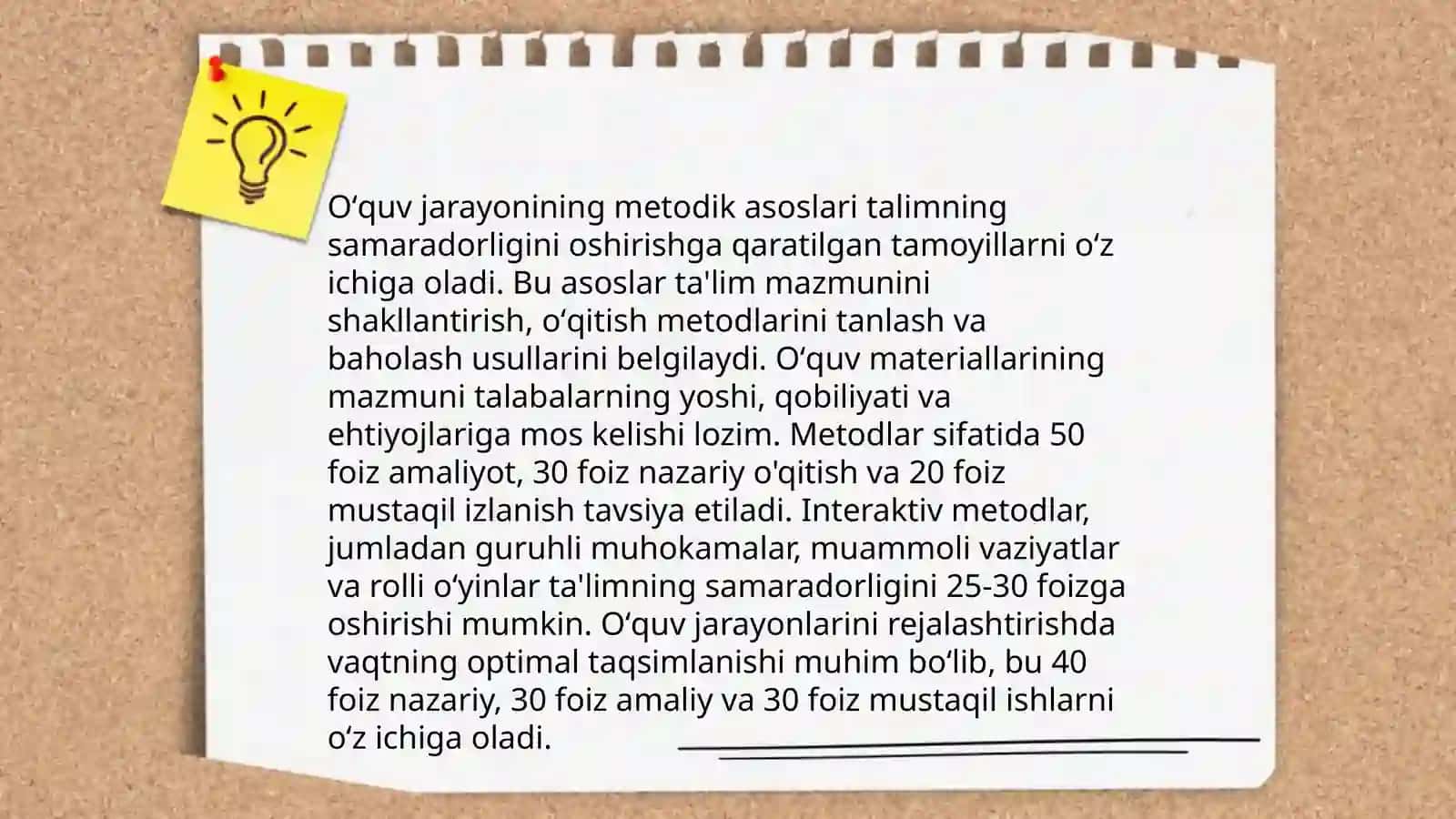 Mutaxassislik fanlarini oʻqitish metodikasi fanining nazariy asoslari 4