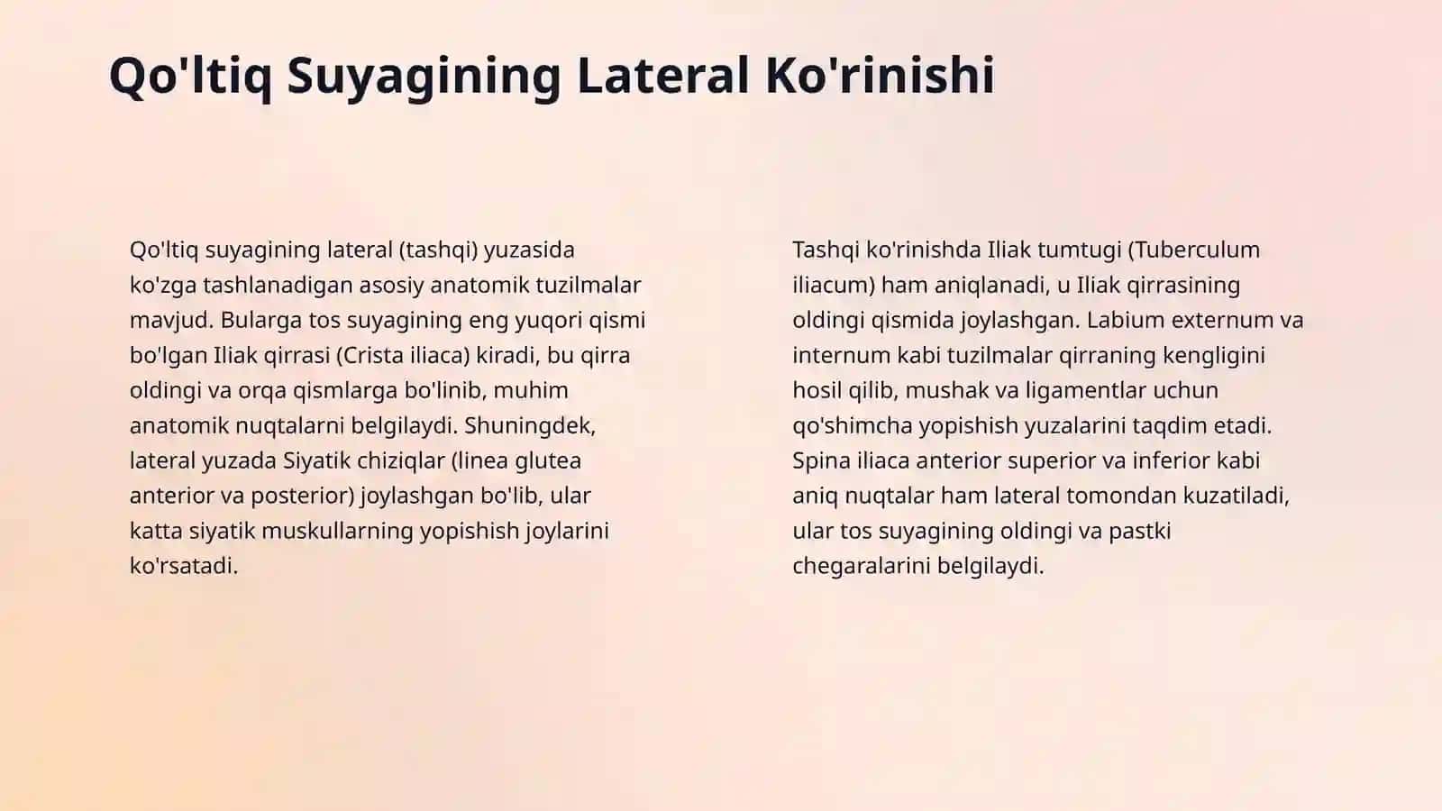 Chanoq kamari va oyoqning erkin suyaklari 4