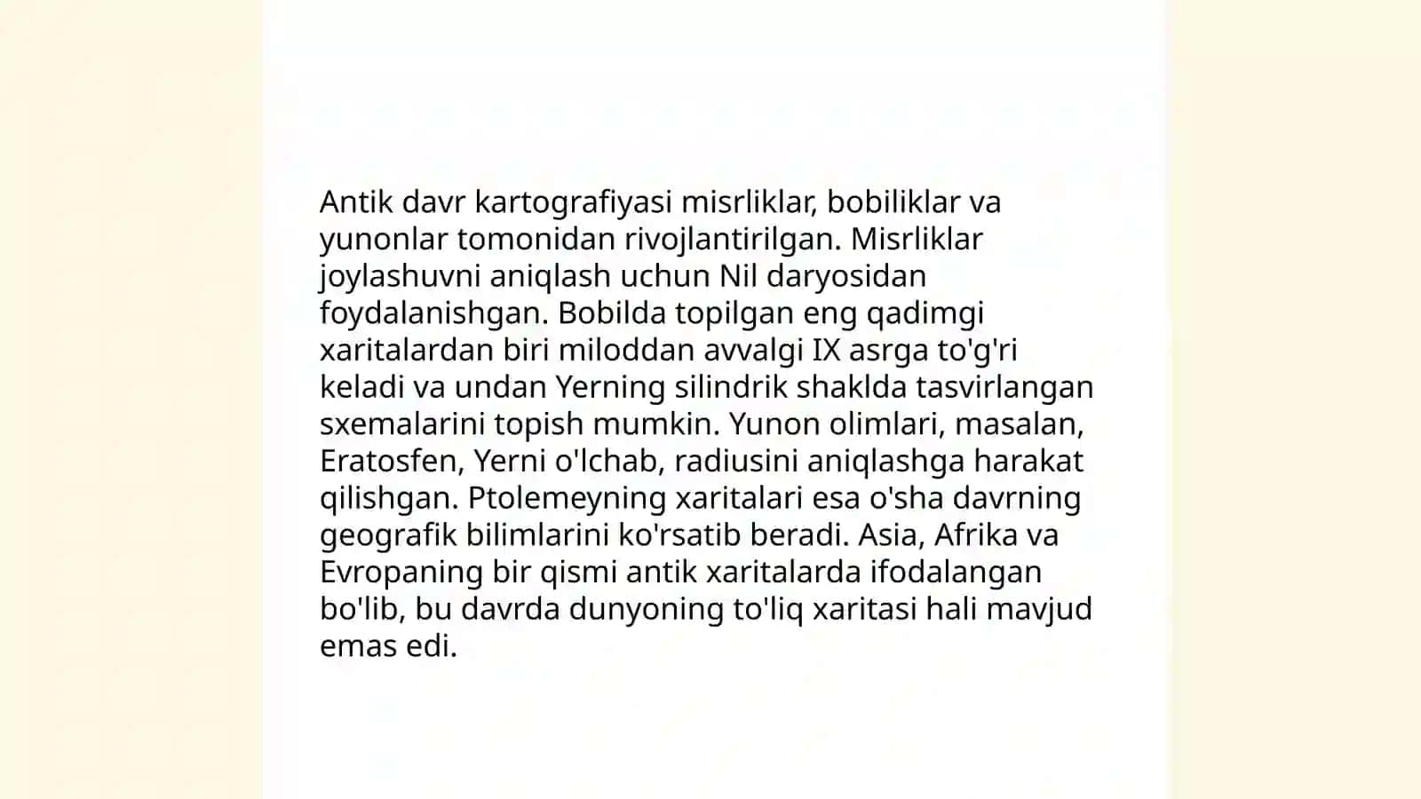 Qadimgi dunyo xaritalari 4