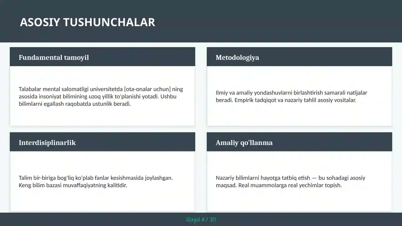 Talabalar mental salomatligi universitetda [ota-onalar uchun] 4