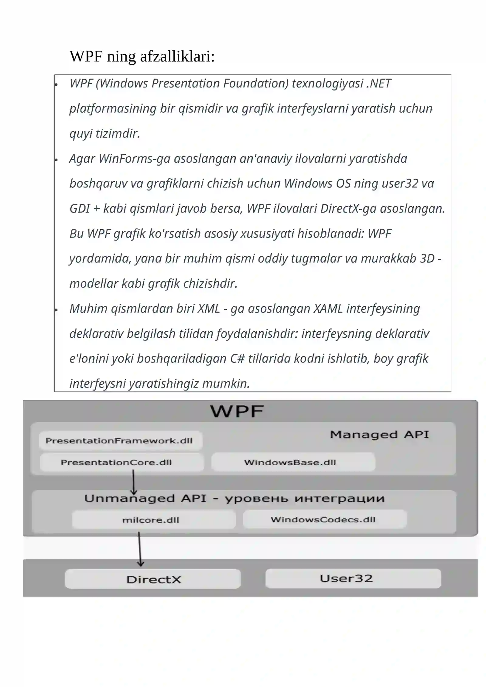 WPF da berilganlar bilan ishlash 4