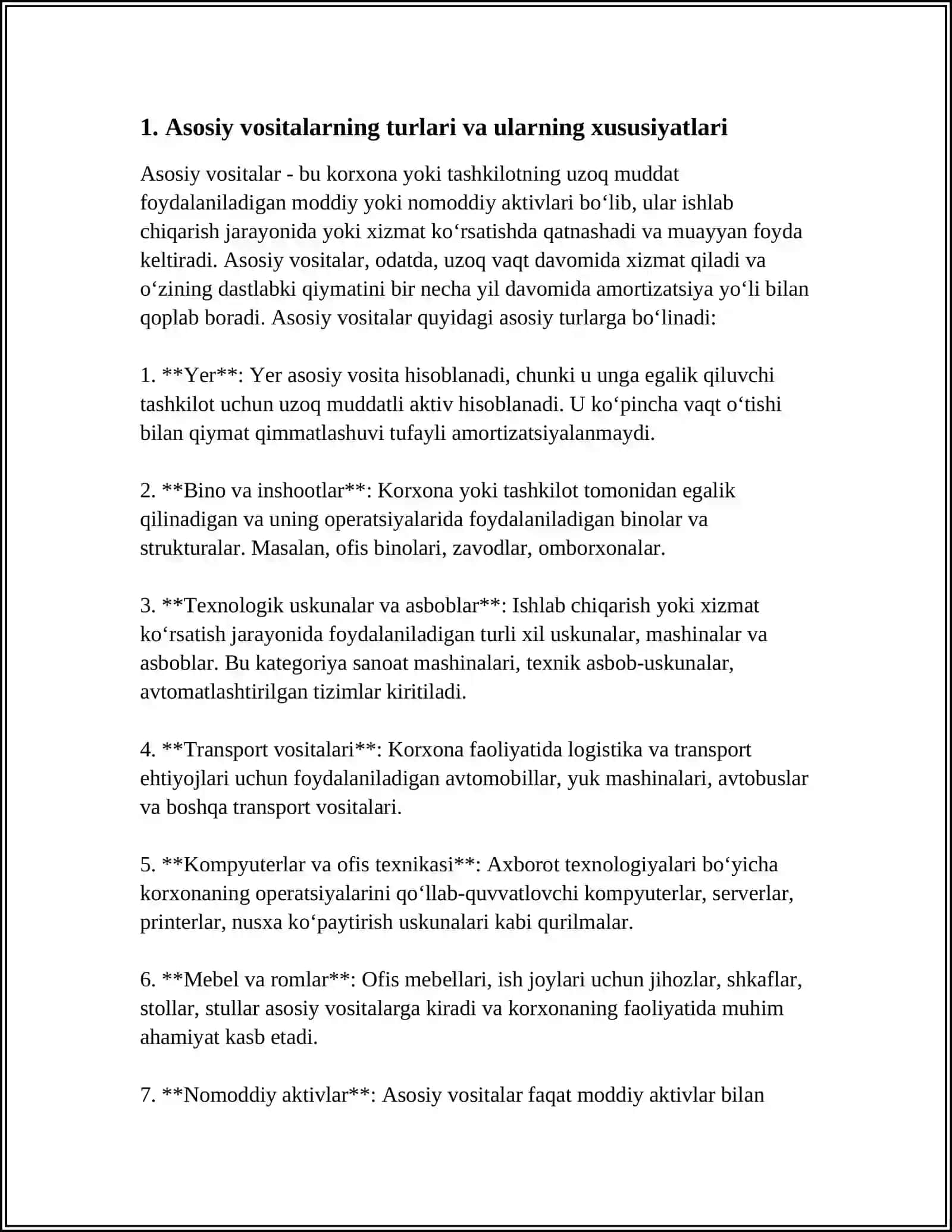 ASOSIY VOSITALAR HOLATI VA ULARDAN SAMARALI FOYDALANISH TAHLILI 4