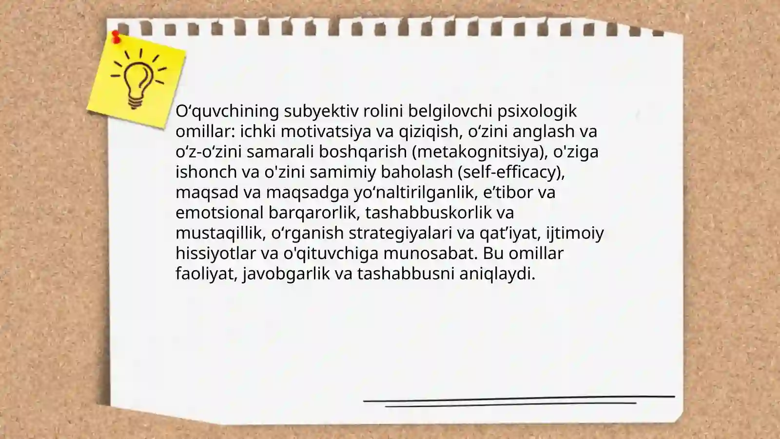 Oʻquvchi shaxsi tarbiyaning obyekti va subyekti sifatida 4