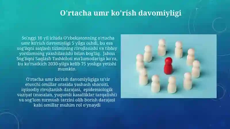 Aholining tibbiy-demografik jarayonlari va istiqboli 4