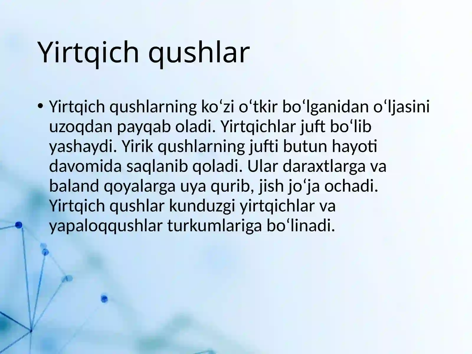 Yirtqichqushlarsinfi 4