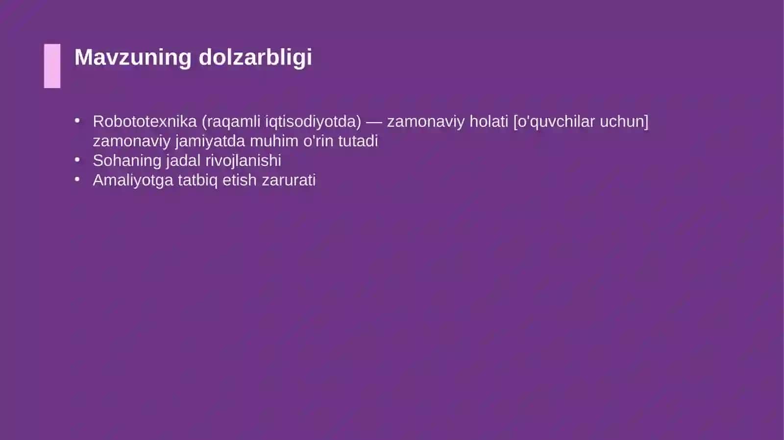 Robototexnika (raqamli iqtisodiyotda) - zamonaviy holati [o'quvchilar uchun] 4