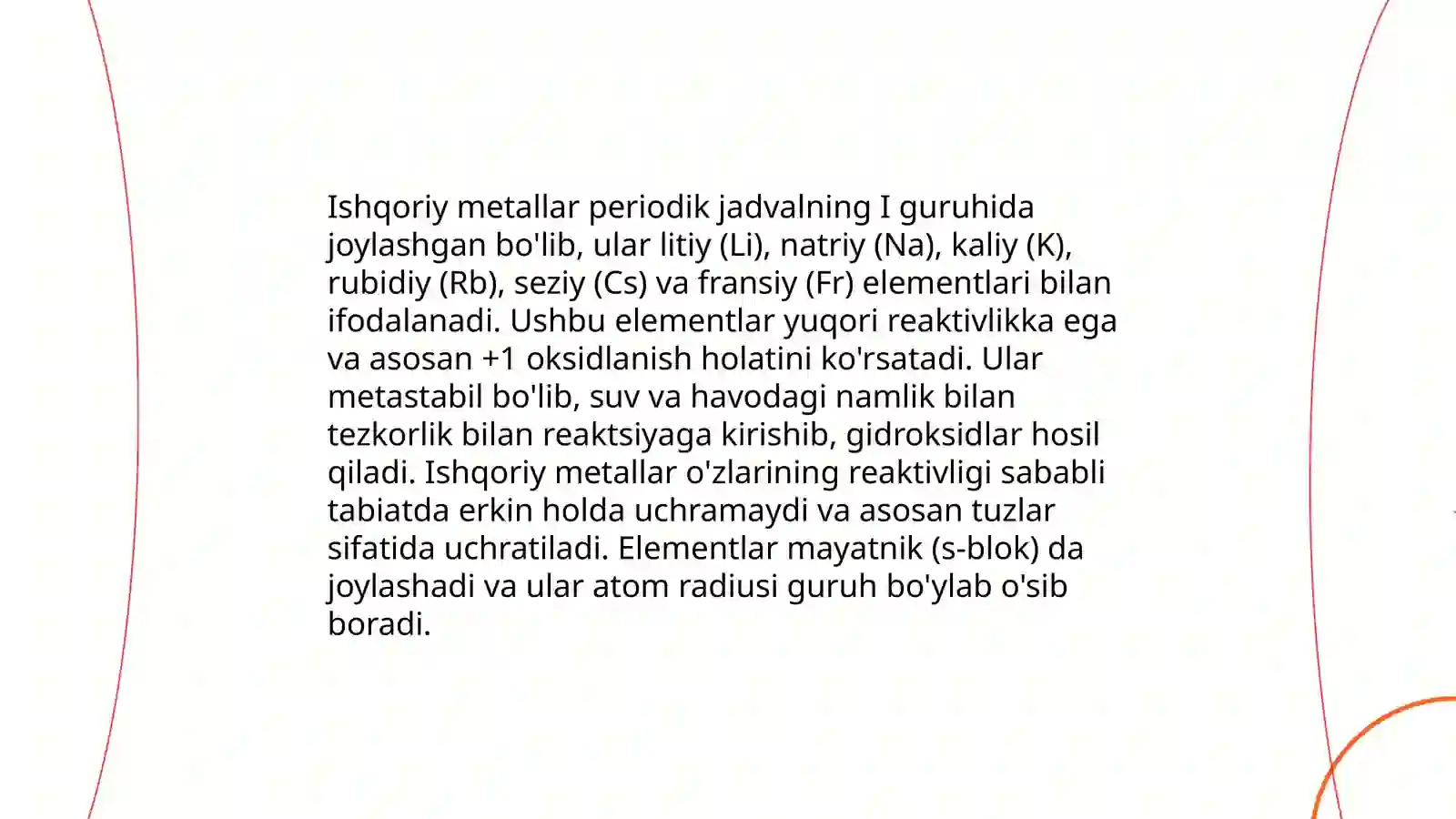 Ishqoriy metallar 4