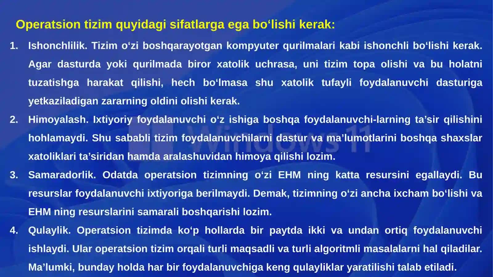 Operatsion tizimlar 4