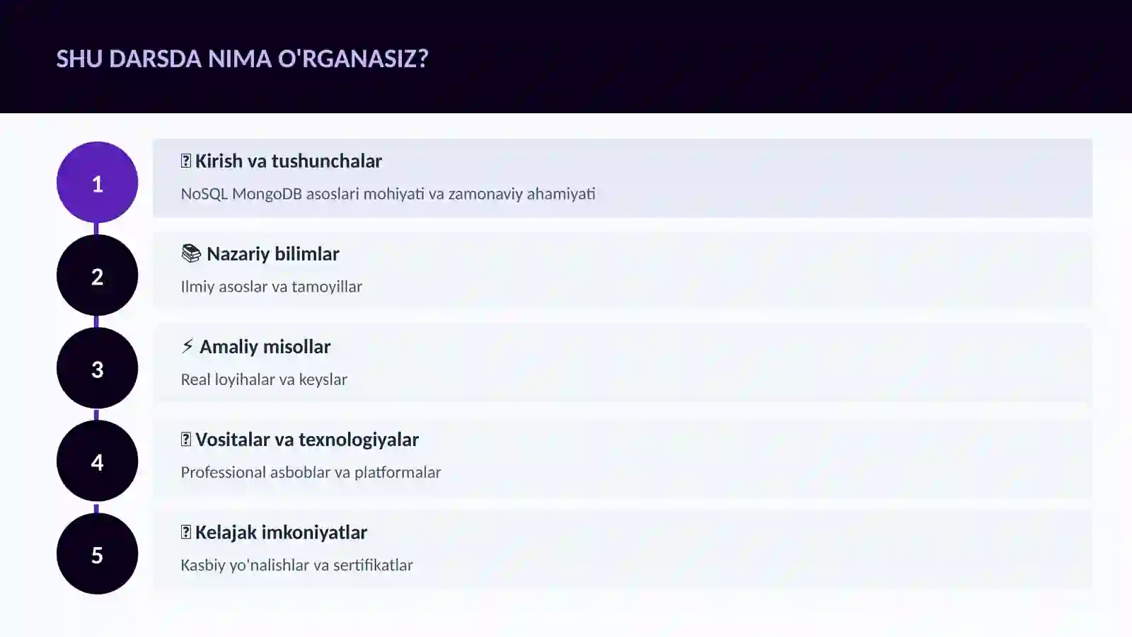 NoSQL MongoDB asoslari 4