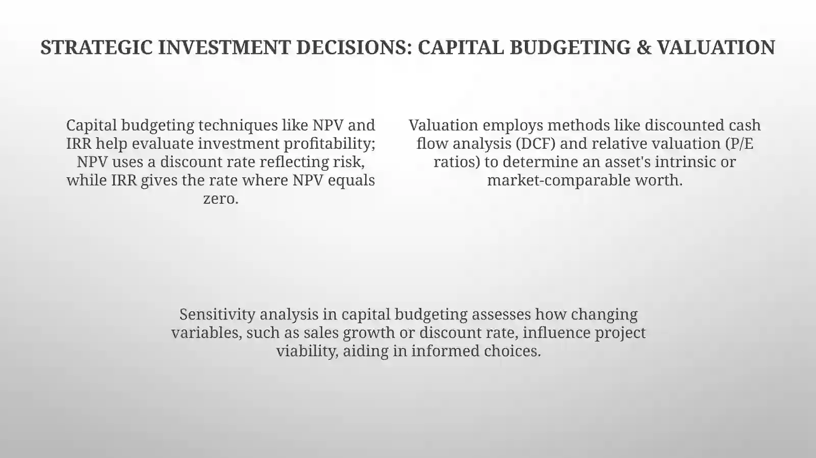 Key concepts of financial management 4