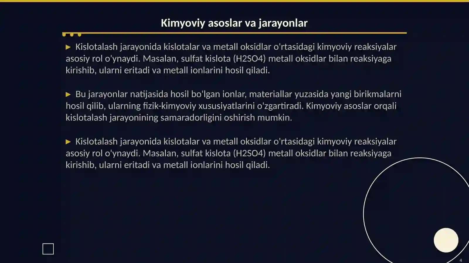 Qatlamni kislotalash jarayoni 4