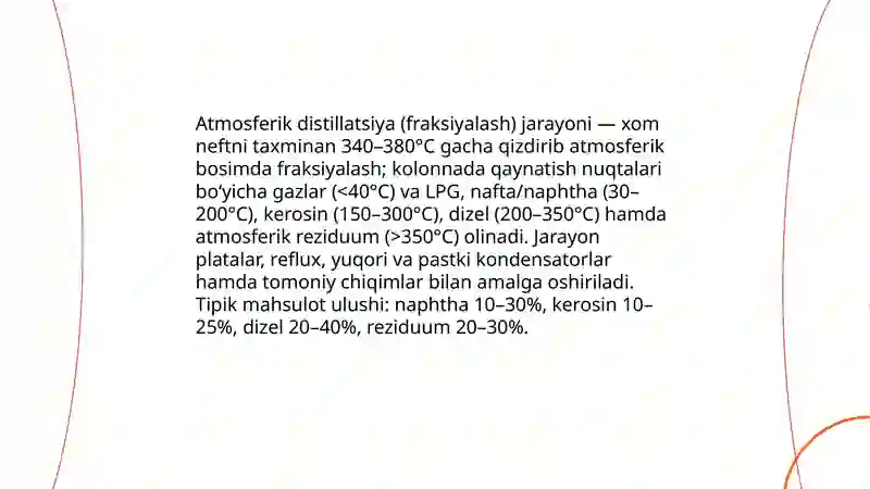 Neft mahsulotlarini qayta ishlash 4
