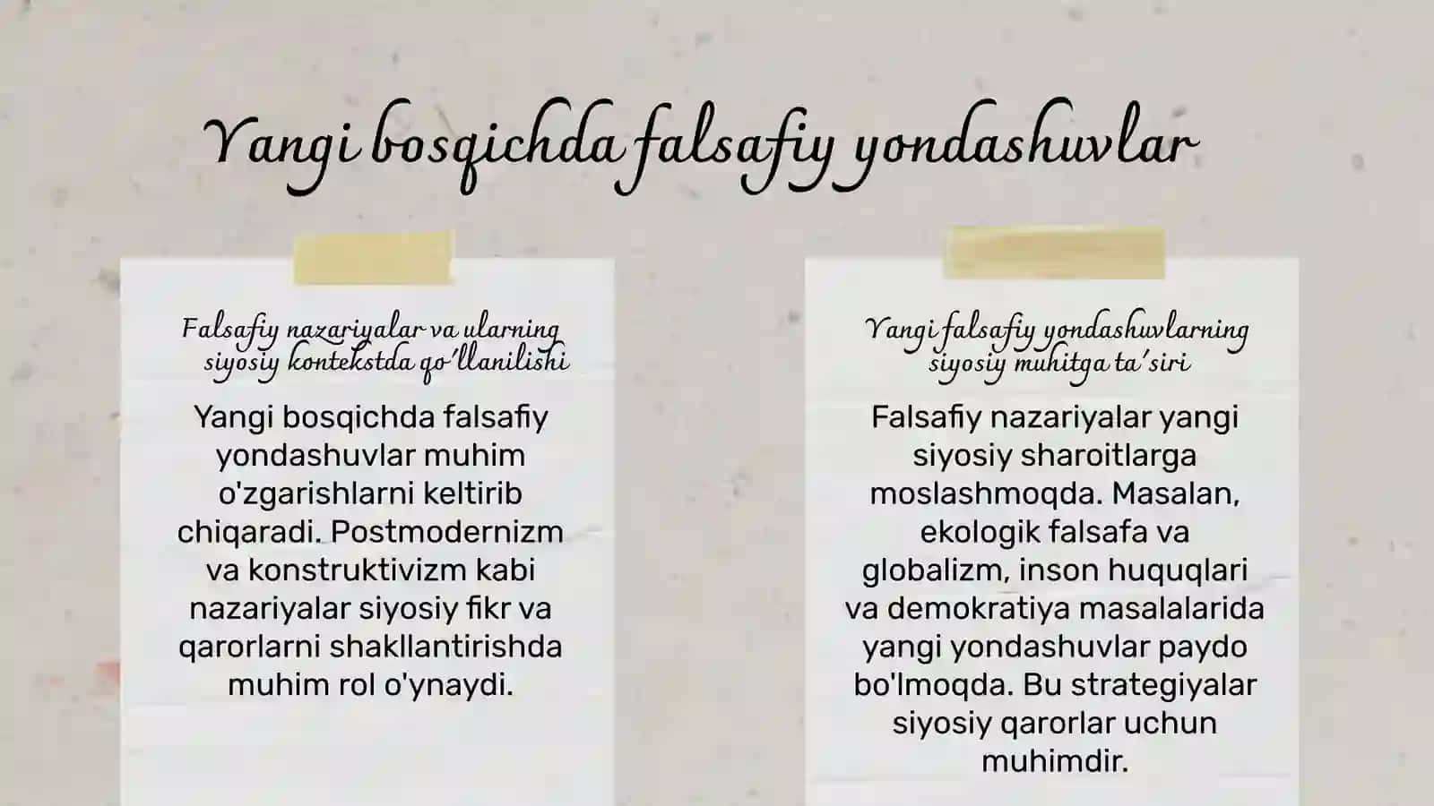 Siyosat falsafasi rivojlanishining yangi bosqichi 4