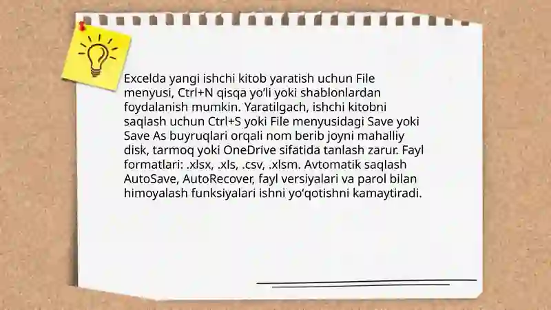 Excel dasturi 4