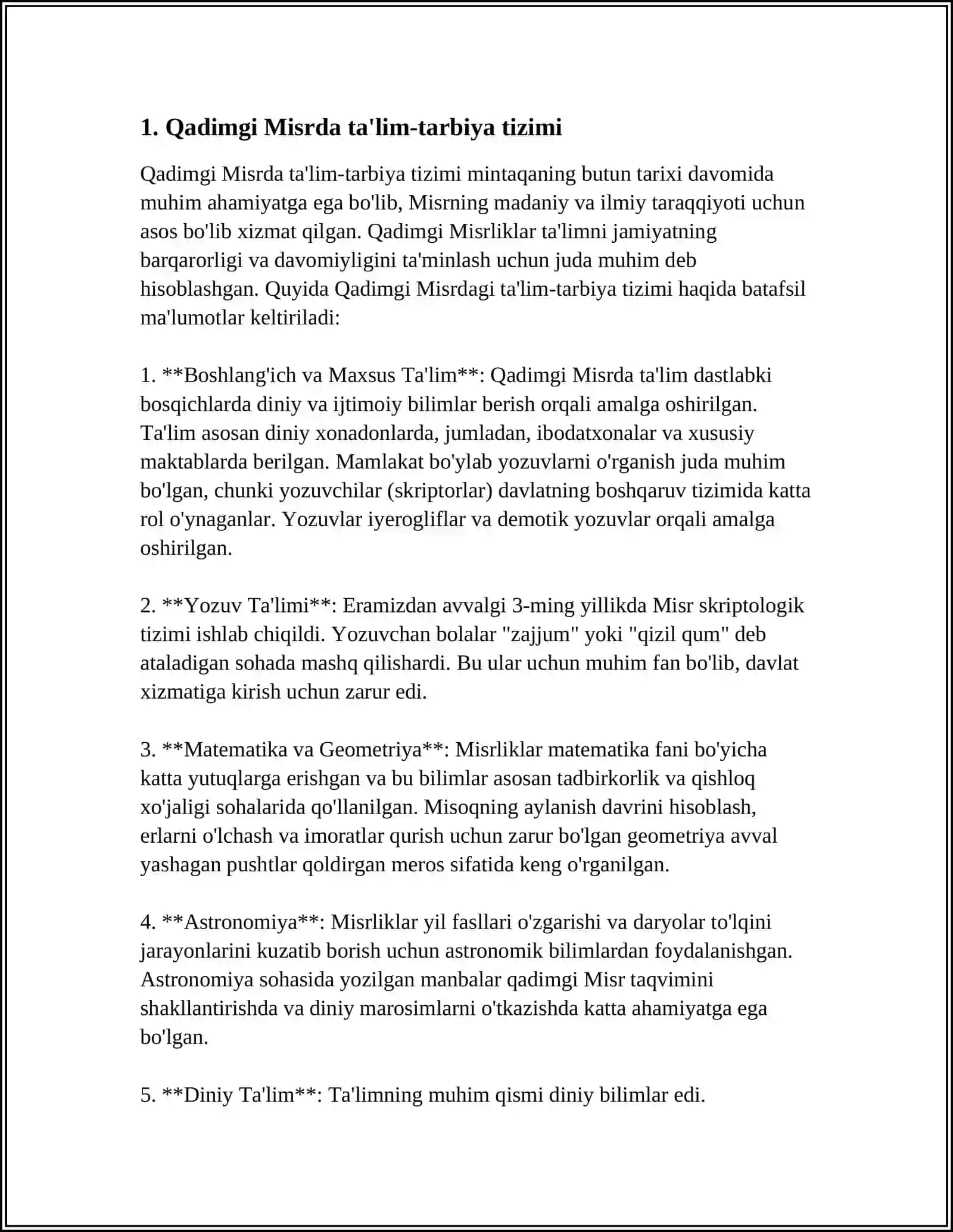 ENG QADIMGI DAVRLARDAN 7 ASRGACHA TA‘LIM-TARBIYA VA PEDAGOGIK FIKRLAR 4