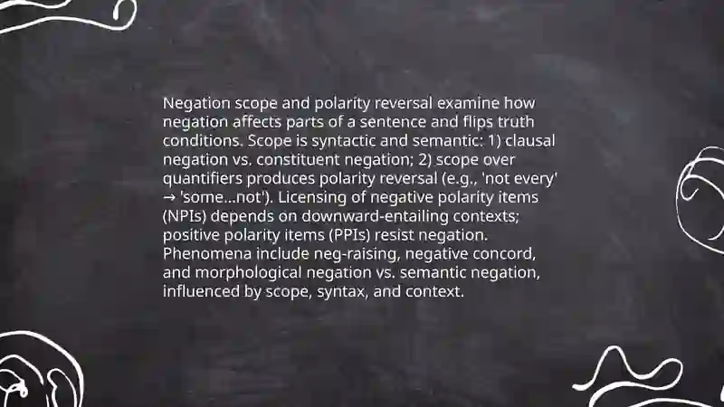 Semantic polarity shifts 4
