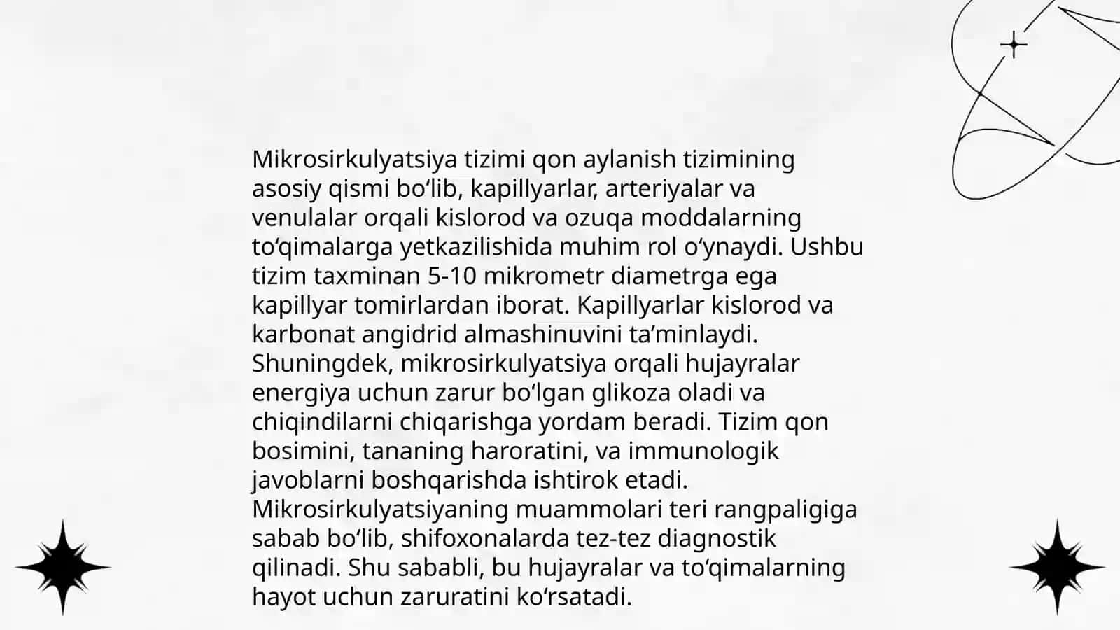 Arterial qon bosimi.Mikrotsirkulyasiya tizimi.Qon tomirlar tonusini boshqarilishi 4