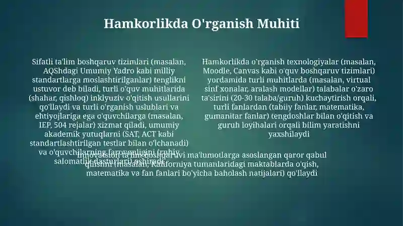 Taʼlim sifatini boshqarishning innovatsion xususiyatlari 4