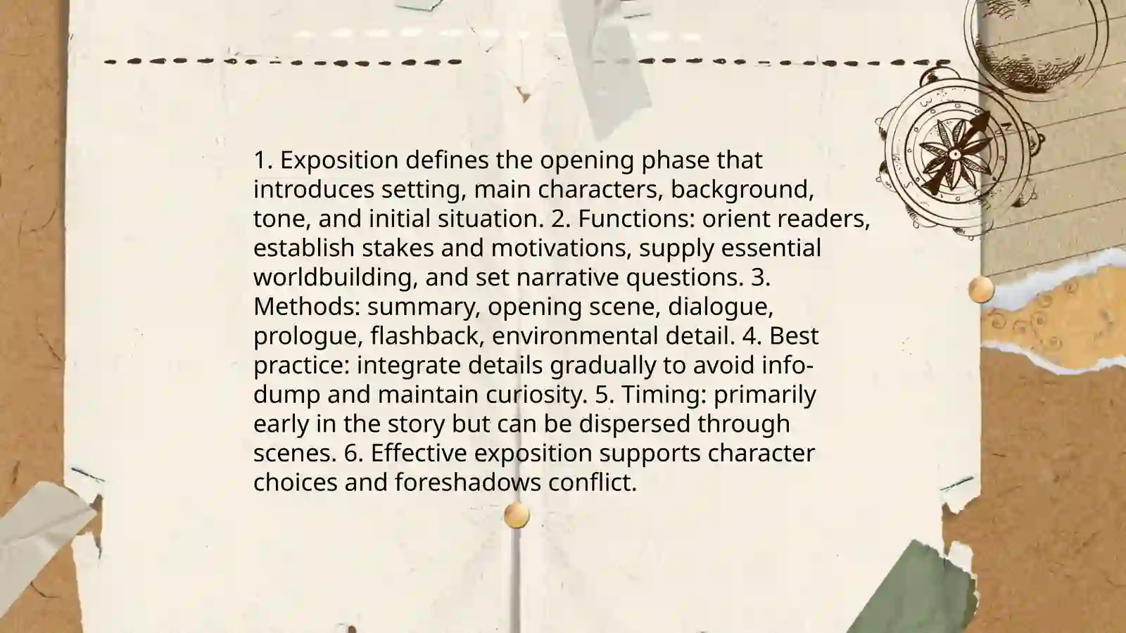 Narrative structure 4