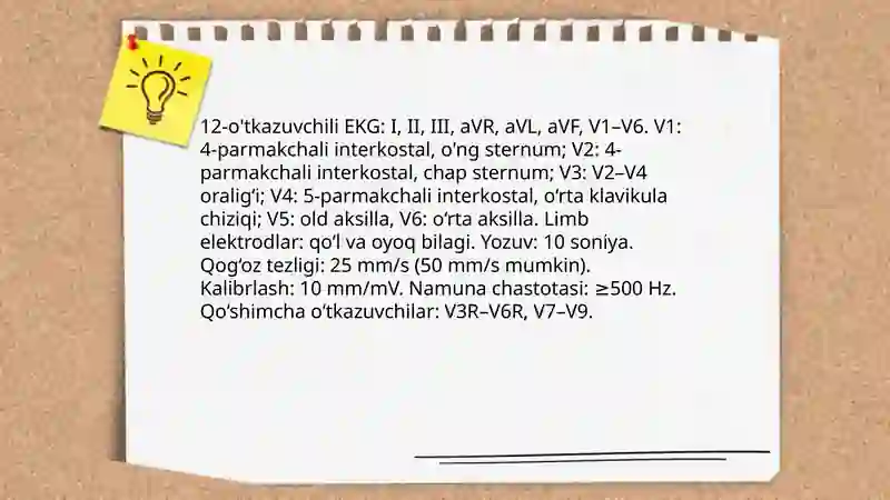Elektrokardiografiya (EKG) 4