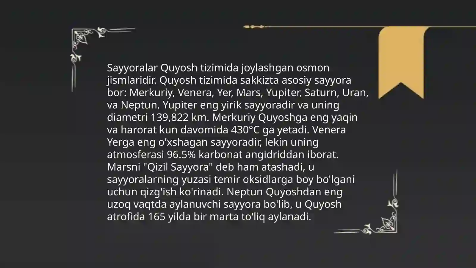 Quyosh Tizimi 4