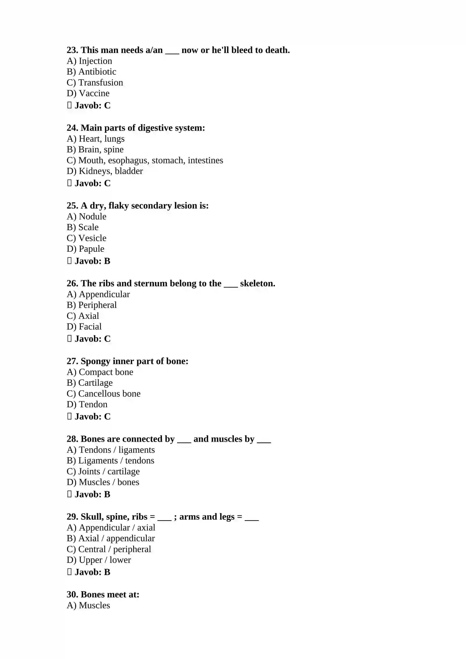 Selecting Definitions 4