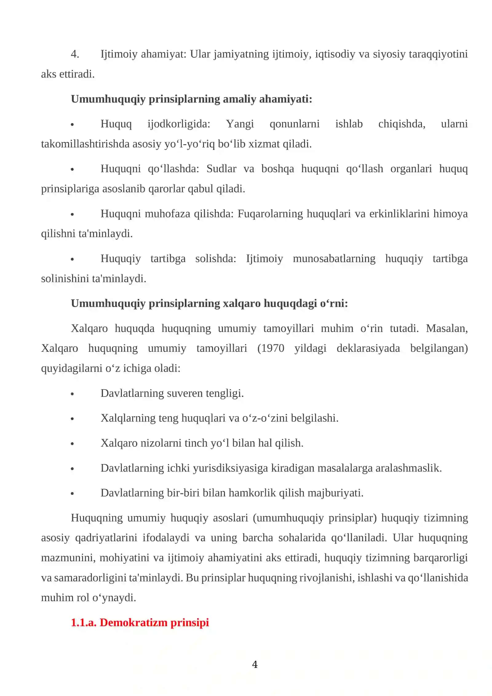 HUQUQ PRINSIPLARI (TAMOYILLARI) 4