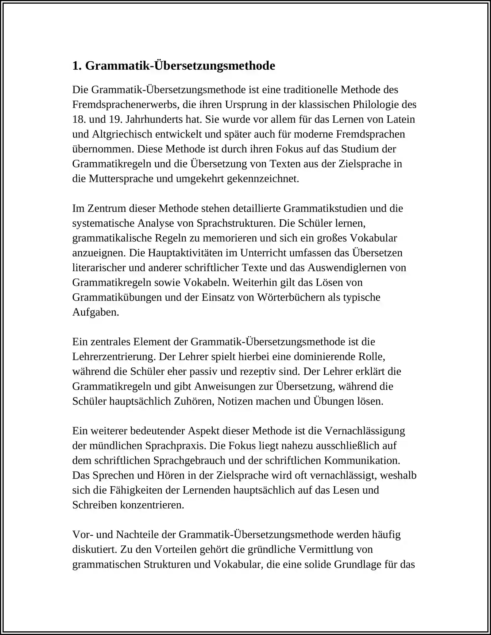 Grammatik-Übersetzungsmethode 4