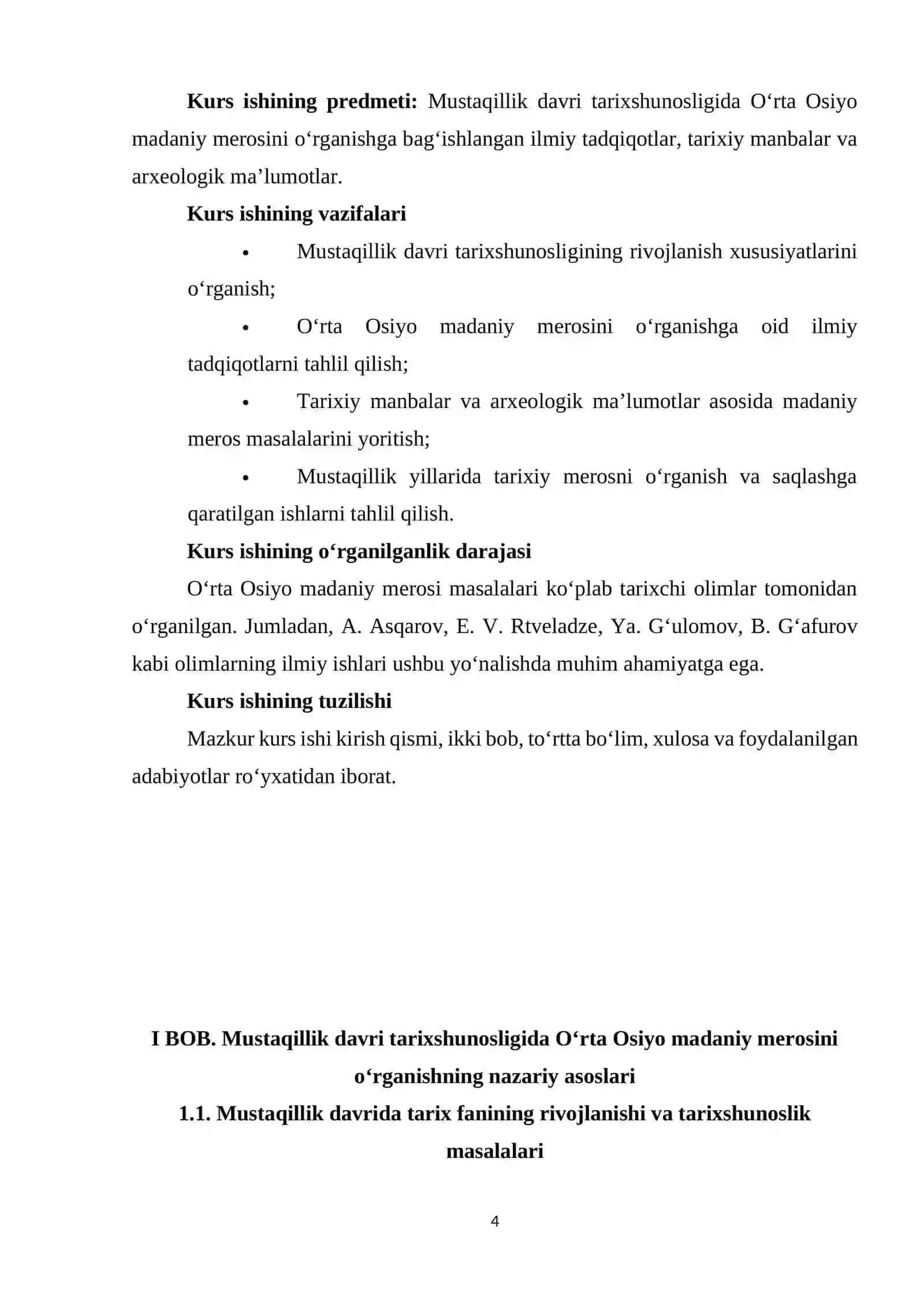 Mustaqillik davri tarixshunosligida O‘rta Osiyo madaniy merosi masalalari 4